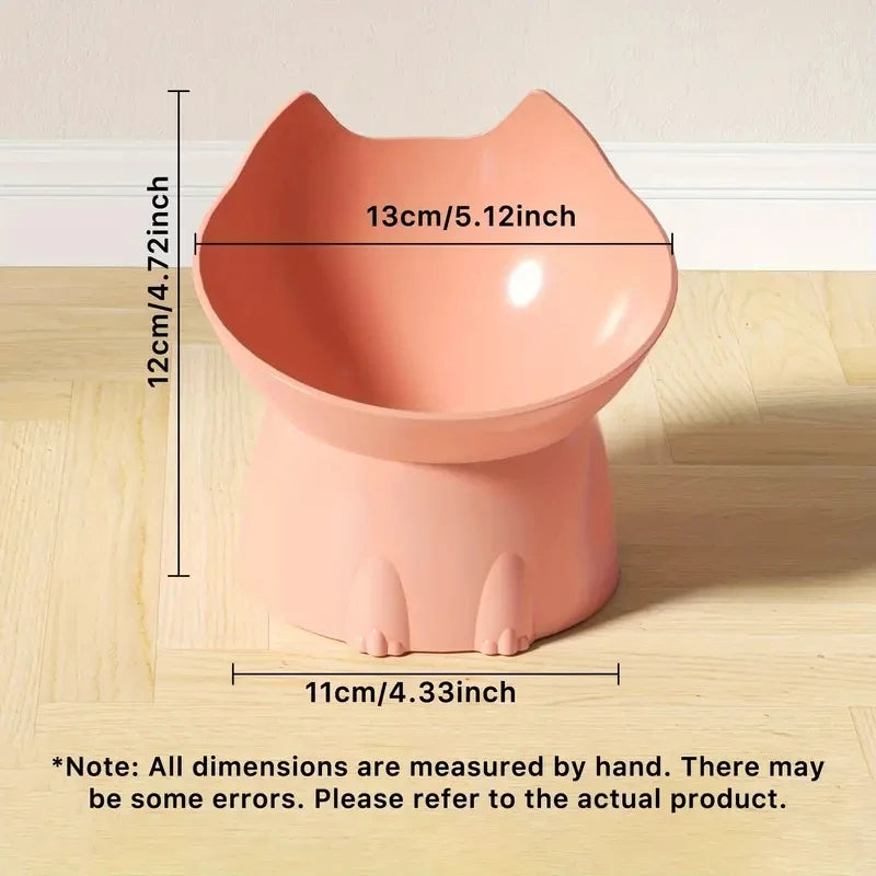 WhiskerEase™ Elevated Anti-Tip Cat Bowl