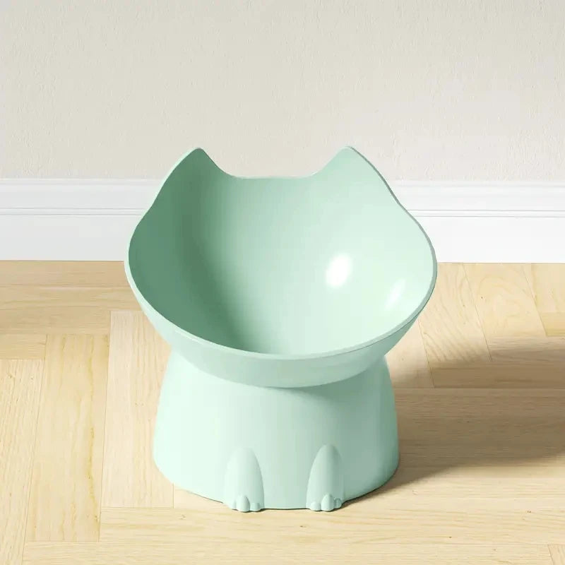 WhiskerEase™ Elevated Anti-Tip Cat Bowl