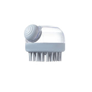 2-in-1 Pet Bath Brush with Shampoo Dispenser – Soft Silicone Massage Scrubber for Dogs & Cats