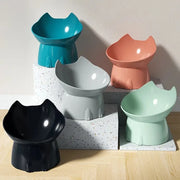 WhiskerEase™ Elevated Anti-Tip Cat Bowl